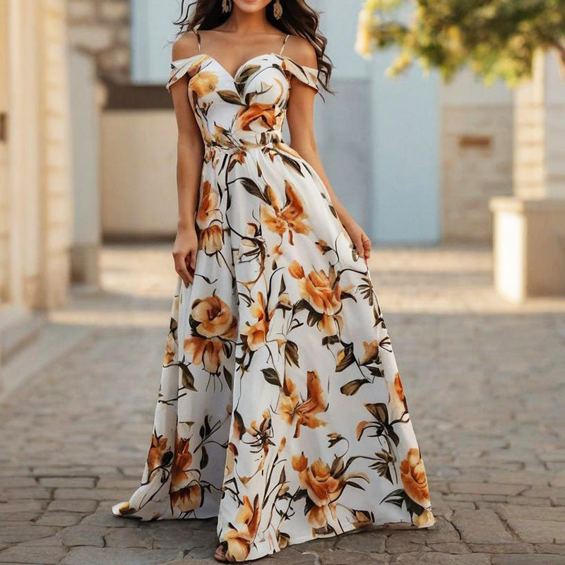 Luna Floral Cutout Maxi Dress